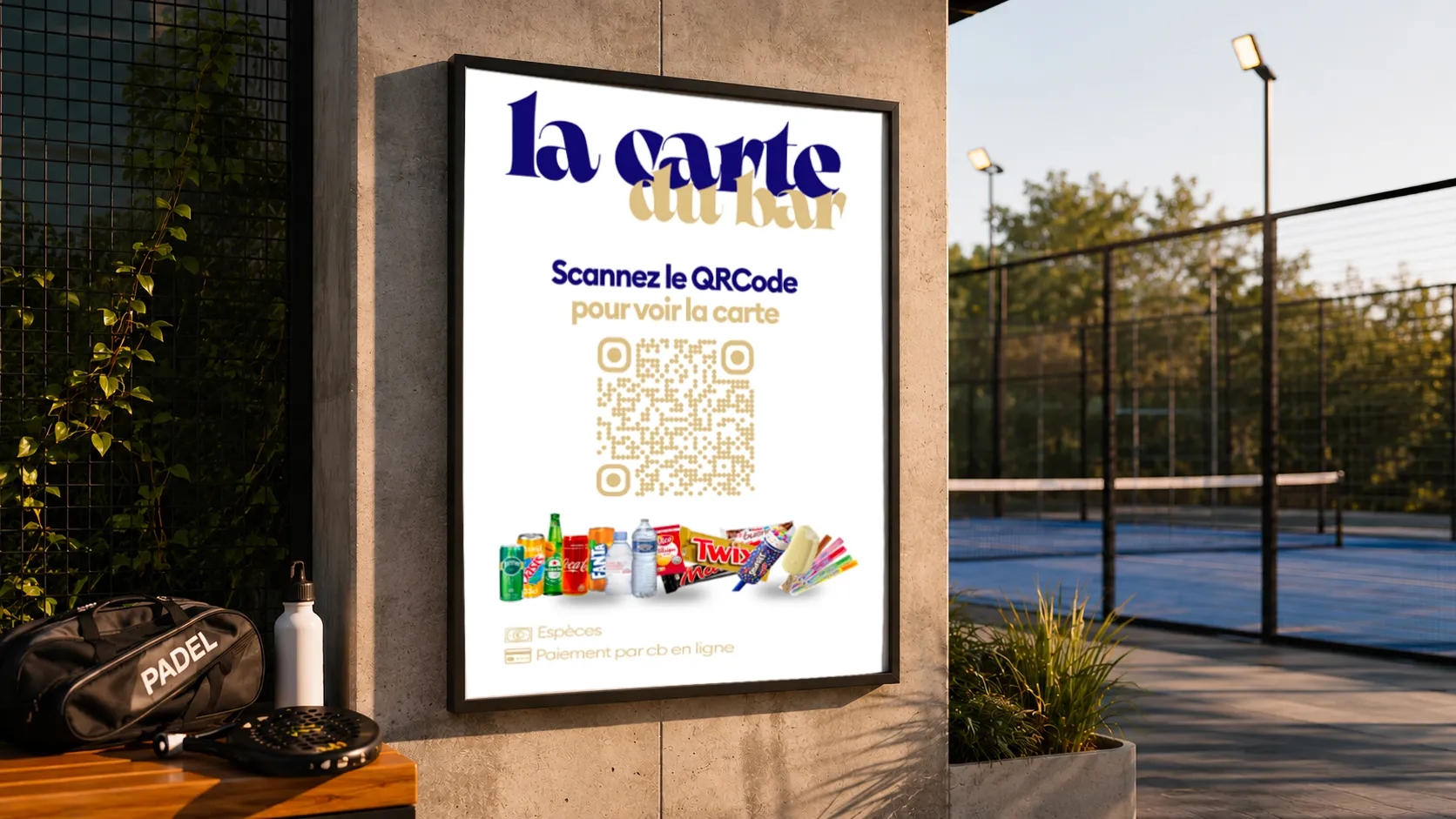 Carte Bar Affiche